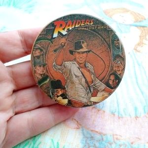 1981 Vintage Large Raiders of the Lost Arc Pin Button